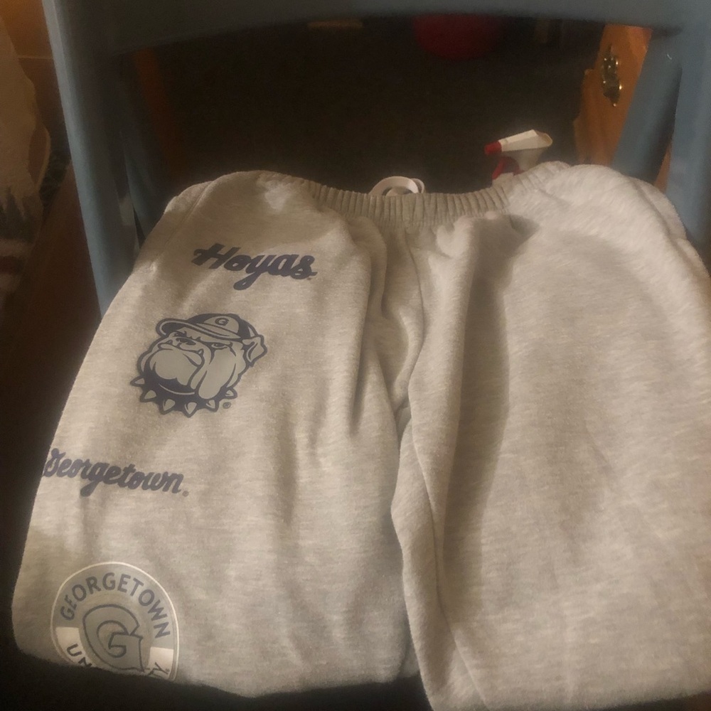 Mitchell & Ness Gray Joggers Soft Sweatpants